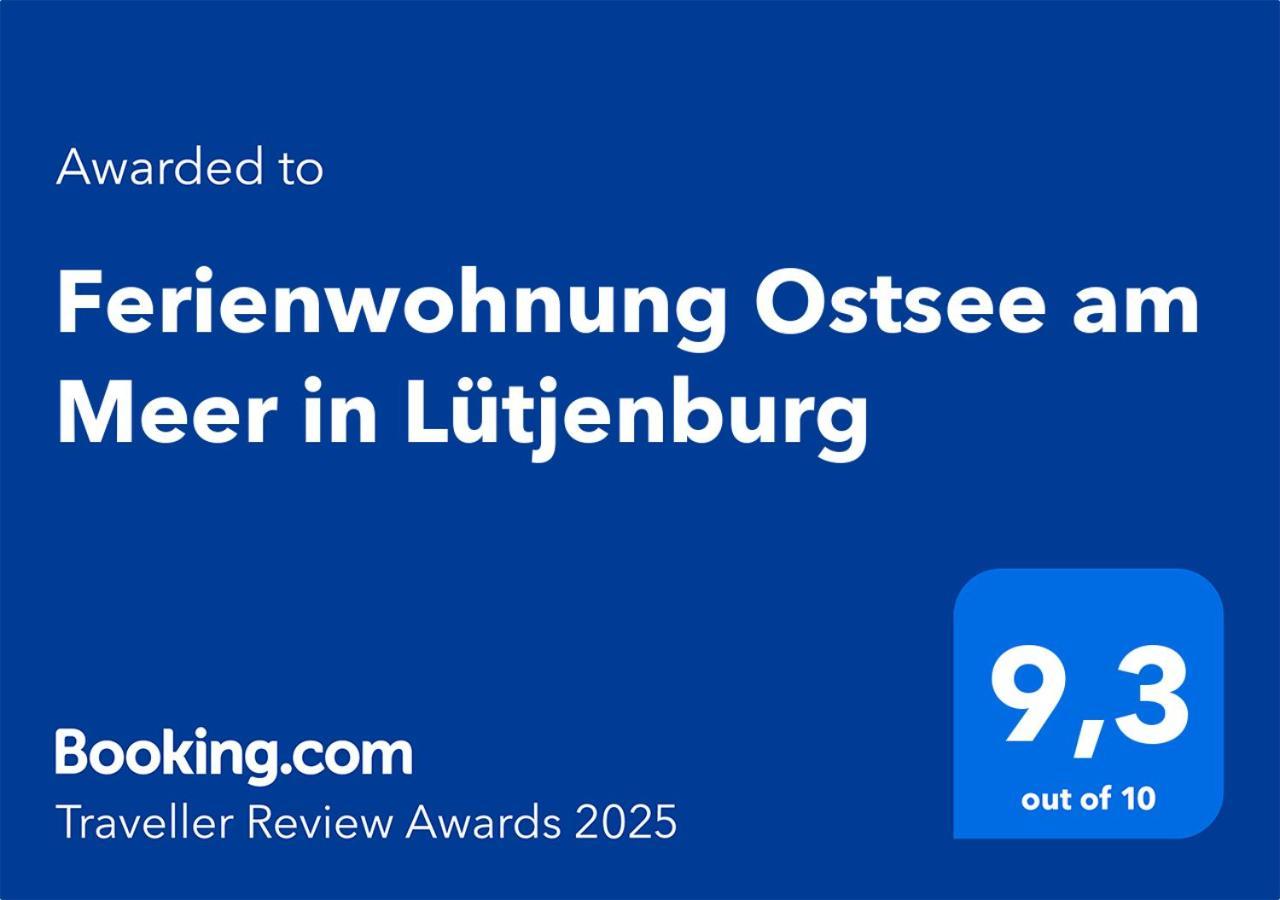 Ferienwohnung Ostsee Am Meer In Luetjenburg Bagian luar foto
